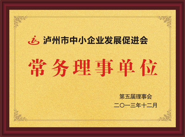 瀘州市中小企業(yè)發(fā)展促進會常務理事單位